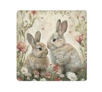 ODAWA Spring Bunnies Easter Rabbit 55,1 x 55,1 cm panno autoadesivo protettivo per obiettivo fotocamera