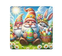 ODAWA Spring Garden Bloom, pellicola protettiva autoadesiva per obiettivo della fotocamera, 35 x 35 cm, Uova di gnomi pasquali, 17.7x17.7in, Uova di gnomi pasquali