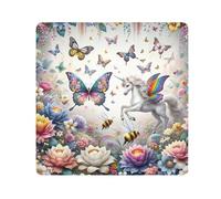 ODAWA Spring Garden Bloom, pellicola protettiva autoadesiva per obiettivo della fotocamera, 35 x 35 cm, Farfalle Floreali Api, 21.7x21.7in, Farfalle Floreali Api