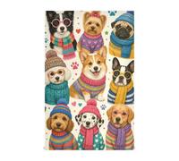 ODAWA Strofinacci colorati per cani, altamente assorbenti, per la pulizia della casa, 45,7 x 71,1 cm