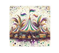 ODAWA Tenda colorata autoadesiva in tessuto per carnevale, 35 x 35 cm, borsa da viaggio per trucco, organizer per proteggere fotocamera e obiettivo