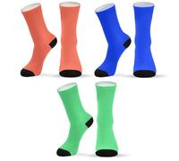ODAWA Tomato Socks for Men Casual Casual Travel Socks, Set di 3 Paia, Multicolore