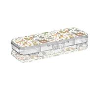 ODAWA Woodland Animals Bears Astuccio per ragazzi a doppio strato 21,1 cm L x 7,6 cm W x 4,8 cm H