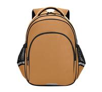ODAWA Zaino per bambini Bronzo Cinghie Regolabili Tasca Frontale Zaino Scuola Zaino con Fischietto Fibbia Petto