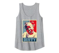 ODB Ol Dirty Ba-ard Propaganda Anni '90 Hip Hop Rap Icona Pop Art Canotta, Donna, Grigio Melange, M