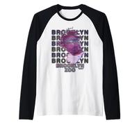 ODB Old Dirty Ba-ard Brooklyn Zoo Glitch Rap Hip Hop Anni '90 Maglia con Maniche Raglan