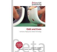 Odd and Even: Card Game, Playing Card, Solitaire Terminology