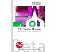 Odd Number Theorem: Strong Gravitational Lensing, Differential Topology