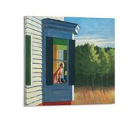 OdDdot Edward Hopper Paintings (Cape Cod Morning), stampa poster su tela da parete con stampa artistica da parete, decorazione per pareti del soggiorno, 40 x 40 cm