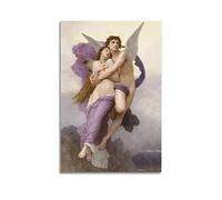 OdDdot William Adolphe Bouguereau Pittore Opera d'arte - Il rapimento di psicologia) Stampa Poster Regali Pittura su tela Decorazione da parete Decorazione Moderna 40 x 60 cm