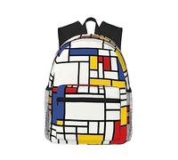 OdDdot Zaino da viaggio casual zaino per computer portatile, impermeabile, per scuola superiore, stampa astrazione biologia chimica 4, Motivo astratto., Taglia unica