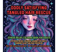 Oddly Satisfying Tangled Hair Rescue: A Stress Relief Coloring Journey of Knots, Combing Calm, and Hair Spa Bliss