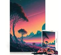 Ode al Romanticismo Puzzle da 1000 pezzi per adulti Puzzle per migliorare la memoria Relax delicato Taglio preciso Regalo per le vacanze (38x26cm)