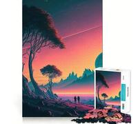 Ode al Romanticismo Puzzle da 1000 pezzi per adulti Puzzle per migliorare la memoria Relax delicato Taglio preciso Regalo per le vacanze (38x26cm)