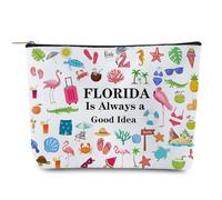 Odebyata Borsa Cosemetic da viaggiatore, regalo turistico, borsa per il trucco, souvenir da viaggio, idea regalo per articoli da toeletta in organzer, per ragazze, ragazze, mamme, nonne, figlie,
