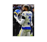 Odell Beckham Jr.Poster impermeabili da parete, stampa domestica, a prova di umidità, facile da installare e resistente allo sbiadimento, senza cornice, 60 x 90 cm