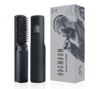Odenson Beard Forger - Strumento definitivo, spazzola e piastra riscaldata a batteria per barba e capelli, pettine riscaldato per lo styling e la cura della barba