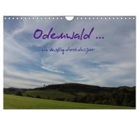 Odenwald... ein Ausflug durch das Jahr (Wandkalender 2027 DIN A4 quer), CALVENDO