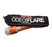 Odeo MK3 Razzo illuminante con custodia protettiva in neoprene | impermeabile | Razzo di sicurezza a LED | Durevole | Leggero | Emergenza marina | Sopravvivenza all'aperto, arancione