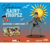 Odeon Statuetta Il Gendarme De Saint-Tropez Luigi di Funès Maresciallo delle Logis-Chef Ludovic Cruchot Circonda I Nudisti