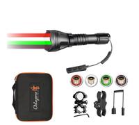 Odepro KL52 MAX Zoom LED Torcia Ricaricabile Con Bianco, Rosso, Verde, IR850, Torcia Tattica Con Interruttore Remoto, Portata Di 855 Metri, Impermeabile IPX6 Per Camping, Escursionismo Ed Emergenze