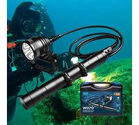 Odepro WD70 Torcia Subacquea Tecnica Super Luminoso 3000 Lumen, Immersione