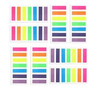 Oderra 1120 PCS Segnapagina Adesivi, Segna Pagine Adesivi Colorate, Etichette Indice Pet Trasparenti, Sticky Notes Per Studio, Ufficio, Ordinamento File