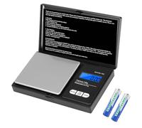Oderra Bilancia di Precisione 700g/0.01g, Bilancino Digitale Portatile con Schermo LCD Retroilluminato, 2 Batterie Incluse, Ideale per Gioielli, Oro, Caffè e Alimenti