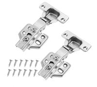 Oderra Cerniere per Ante Cucina con Chiusura Automatica e Ammortizzatore Idraulico, 2 Pezzi, 105 Gradi, per Mobili/Armadio, Facile Installazione, Cerniere a Scomparsa per Porte