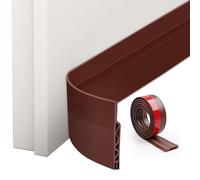 Oderra Paraspifferi Sottoporta 100 cm, Guarnizione Porta Blindata e Porte Interne - Blocca Freddo, Aria, Polvere e Riduce il Rumore, Colore Marrone