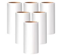 Oderra Rullo Levapelucchi Autoadesivo Pet Hair Remover Roll con 6 Rotoli (60 Fogli/Rotolo) in PP - Rimuove Peli di Cane e Gatto da Vestiti e Divani