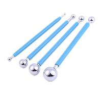 ODETOJOY 4 pezzi di carta quilling strumento 3d Cupole Ball Forma Mini carta quilling Ball impressione Quilling Stencil halbkugeln fai da te fatti a mano