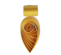 ODETOJOY 60 strisce di carta metallizzata da 5 mm per quilling (oro)