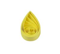 ODETOJOY Quilling Carta Art Bambini Arriccia Arrotolatore Quiling carta 10mm 120 pezzi, lunghezza regolabile 52cm carta quilling 10 mm giallo