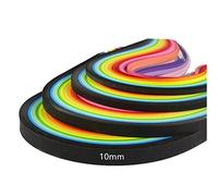 ODETOJOY Quilling Strisce di Carta 10mm 26 Colori 260 Strisce Set DIY Origami Carta Quilling Lunghezza 39cm