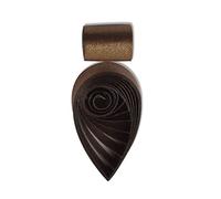 ODETOJOY - Strisce di carta metallizzata, rotolo da 3 mm, per realizzare biglietti artigianali, strisce per quilling, colore singolo, 60 pezzi (bronzo oro)