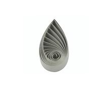 ODETOJOY Strisce di carta per quilling 10 mm Strisce di carta per quilling 10 mm grigie 120pz