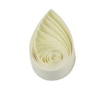 ODETOJOY Strisce di carta per quilling, 3 mm, set di 120 strisce per quilling da 1/8 di pollice a stella di colore singolo, carta origami, fai da te (beige)