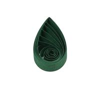 ODETOJOY - Strisce di carta per quilling, 5 mm, 5 mm, colore: Verde scuro
