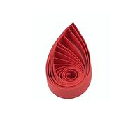 ODETOJOY Strisce di carta per quilling, 7 mm, set di strisce di carta filigrana per quilling, per principianti, creazione di biglietti e album di ritagli, 120 pezzi, 54 cm (rosso)