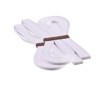 ODETOJOY Strisce di carta per quilling bianche da 3 mm, 3 mm di colore bianco, lunghezza 53,8 cm, colore bianco puro, strisce per quilling, 120 pezzi/set (2)