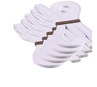 ODETOJOY Strisce di carta per quilling bianche da 5 mm, strisce per quilling da 5 mm, colore bianco, lunghezza 53,8 cm, colore singolo bianco puro, strisce per quilling, 120 pz/set (5)