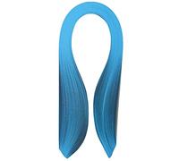 ODETOJOY Strisce di carta per quilling, colore blu mare, lunghezza 3 mm, 5 mm, 10 mm