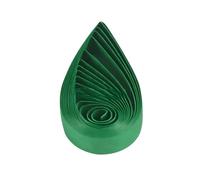 ODETOJOY Strisce di carta per quilling da 3 mm, set di 120 strisce per quilling da 0,32 cm, colore singolo con stelle per origami, fai da te, artigianato a mano (smeraldo)