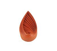 ODETOJOY Strisce di carta per quilling, per quilling, 5 mm, in tinta unita, carta per origami con stelle, fai da te, artigianato manuale, carta per quilling (arancione)