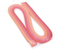 ODETOJOY - Strisce di carta per quilling sfumate, 5 mm, per progetti artigianali, in filigrana, colori a rampe cromatiche, 120 pezzi, lunghezza 53,3 cm, colore: rosa