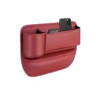 ODFSF Organizer per Sedile Auto per Fiat Freemont/Dodge Journey 2012-2020 7seats,Organizer per Sedili Anteriori Portatile Riempimento Gap Seggiolino,A/Red-A/Copilot