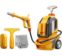 ODG - Set Giocattolo Lavaggio Auto con Idropulitrice e Accessori - Per Divertenti Pulizie dei Piccoli