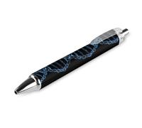 ODHHGDF DNA Genetics - Penna a sfera a punta fine da 0,5 mm, penna a sfera retrattile, flessibile, rotonda, 1 pezzo