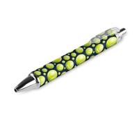 ODHHGDF Penne a sfera con inchiostro nero a forma di tennis, penne a sfera retrattili a punta liscia, punta fine 0,5 mm, 1 pezzo